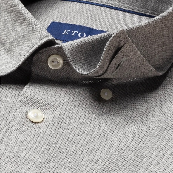 NWT Eton Long Sleeve Knit Shirt - Picture 2 of 4